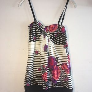Flowered tank top